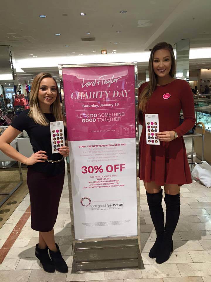 women smiling at Charity Day event