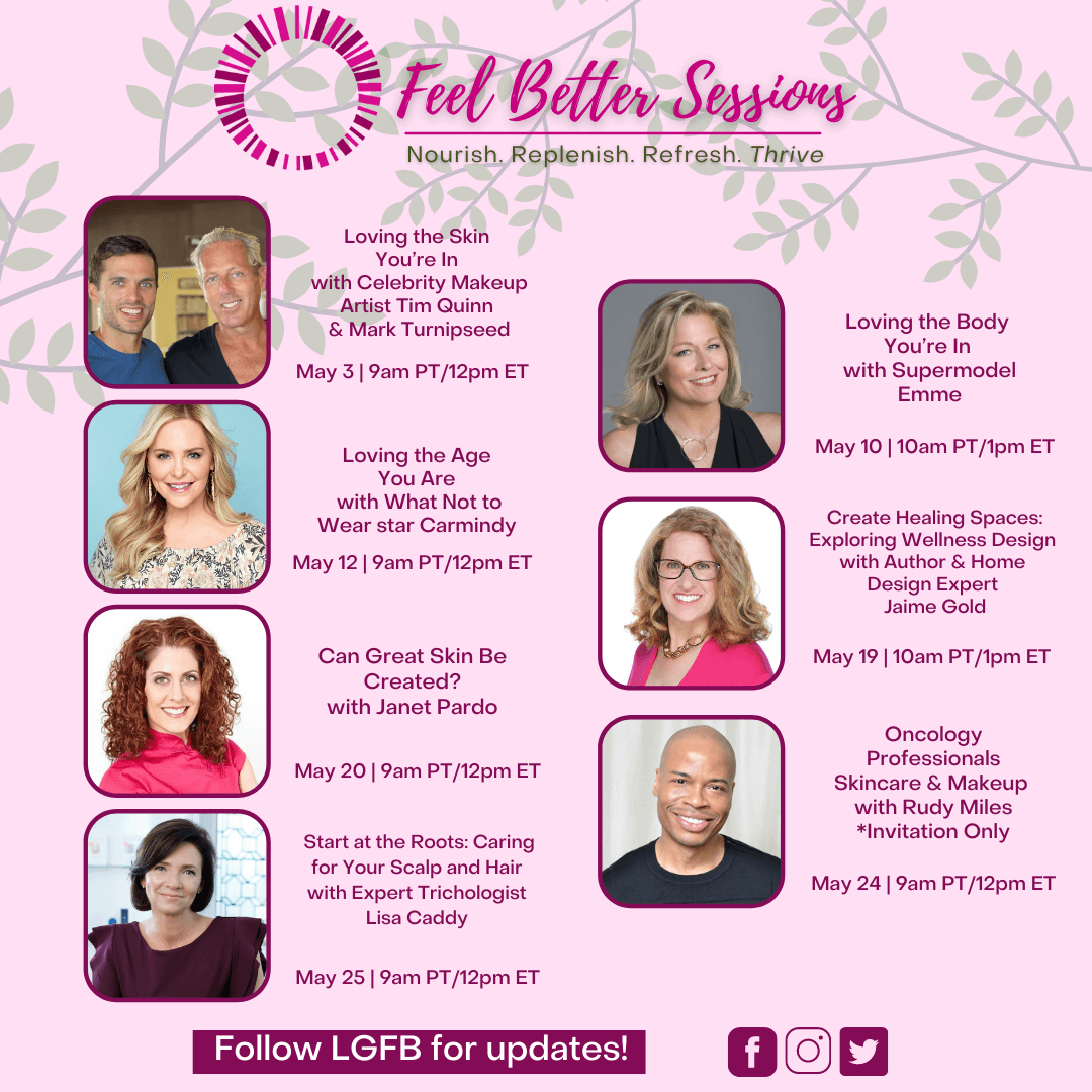 Feel Better Sessions Run of Show